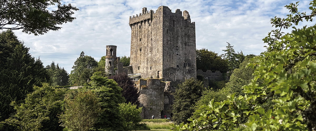 A view towards Blarney Castle, Northern Ireland